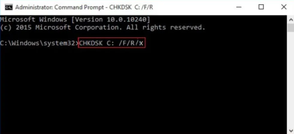 chkdsk